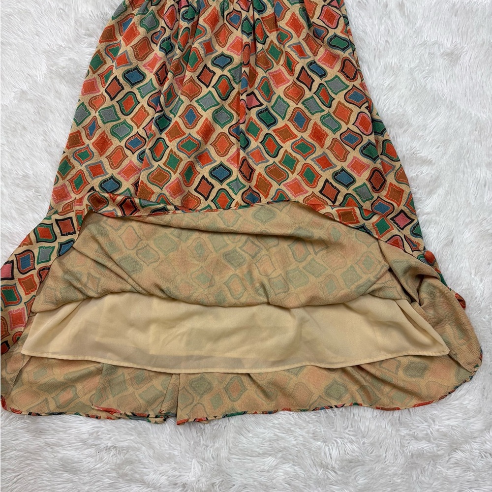Vici Multicolor Geometric Midi Dress - Picture 9 of 11